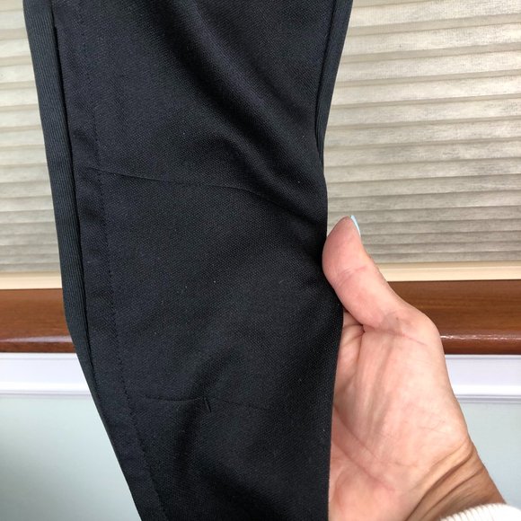 Adidas Three Stripe Black Climacool Track Pants with Side Zips Athleisure Gym - Picture 16 of 17